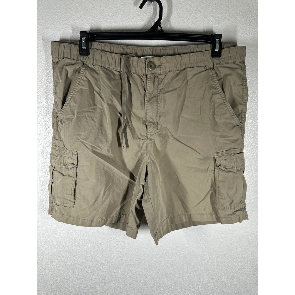 Magellan Cargo Shorts Mens Large Tan Expedition Sportswear Hiking Outdoor 7030